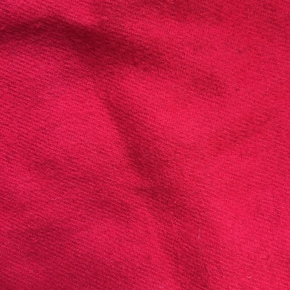 Women’s Silk and Wool Red Scarf by Anne Klein For Vera Neumann with Sign… - Picture 9 of 12